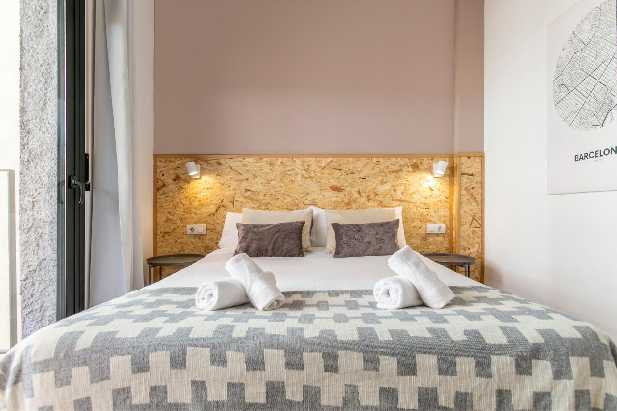 Chic And Modern Apartments In Gracia Barcelona Rum bild
